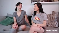 Ersties: Amateur Babes Taste Each Other’s Hairy Pussy