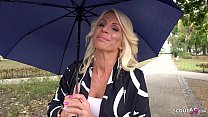 GERMAN SCOUT – Big Boobs Wife talk to no condom Cheating Fuck for Cash at Fake Model Job