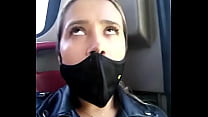 Latina gostosa come by public in tren