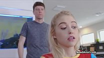 Big cock in blonde teens tight booty