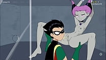 Eighteen Titans Episode 6 – Jinx Pussy training and Raven Big Gray ass