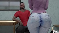 Thick booty Latin MILF get fucked by her neighbor